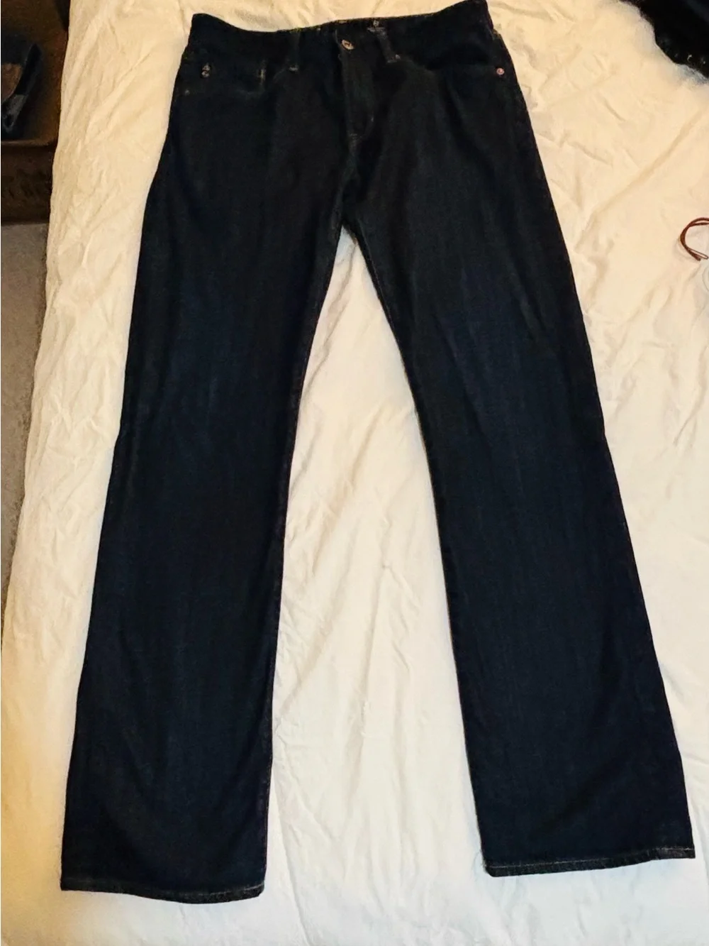 Adriano Goldschmied Men’s Dark Blue Straight-Leg Jeans sustainable LA